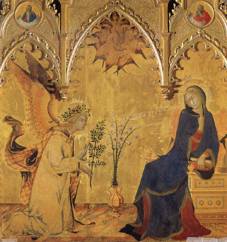 Simone Martini Annuciation Norge oil painting art